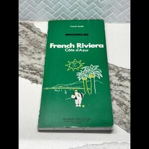 Michelin French Riviera Cote D’Azur Guide 1981 7th Edition Tourist Tyre Co LTD G